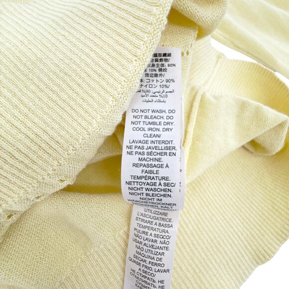 TORY BURCH Heart Pointelle Sweater in Sweet Butter L - Picture 7 of 11